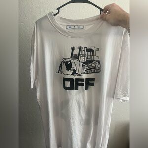 Vintage Off-White Bulldozer shirt with Virgil Abloh tags